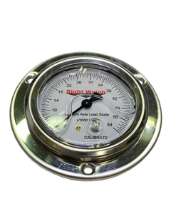 Right Weigh 250 Series (Exterior Analog – 2.5″) 0-54 PSI Gauge