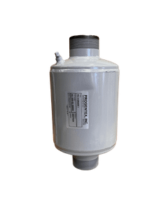 3" Male Thread Silencer, Mild Steel