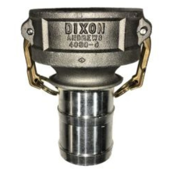 4" Aluminum Female Coupler X 3" Hose Shank