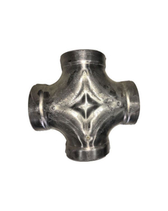 Tube-Flow 3" Aluminum Short Radius Cross Fitting
