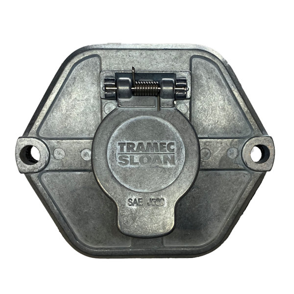 7-Way Socket Assembly. W/ 30-AMP Breakers