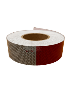 DOT Conspicuity Tape – 6" Red x 6" White – Sold by the Foot