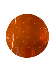 Reflector 3" Amber Adhesive