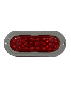 LED Red Stop Light, Oval