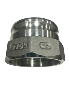5" Aluminum Adapter X 5" Female Straight