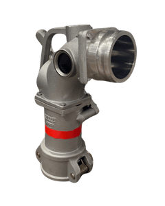 4" Civacon Shut Off Delivery Drop Elbow, Rollok