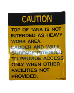 Decal, Top Of Tank Not A Work