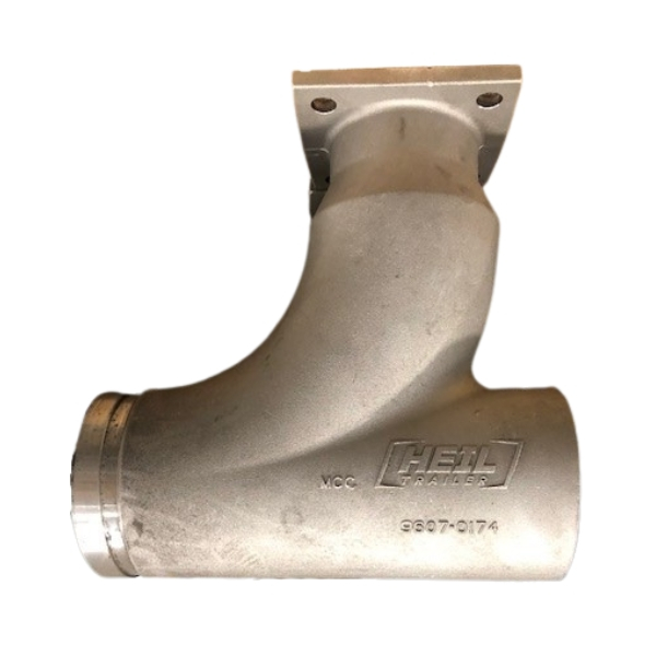 4" Cleanout "Y" Pipe Cast Aluminum