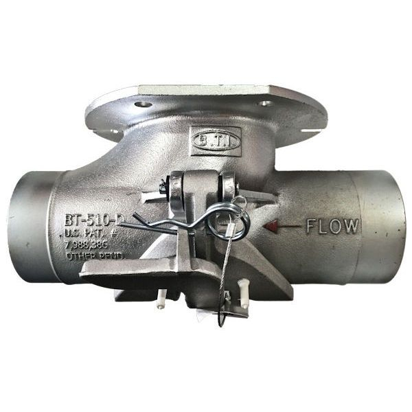5" BTI Bottom Drop Sand Hog Tee, Plain X Plain