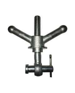 5/8" Wingnut Hold Down Assembly, Carbon Steel