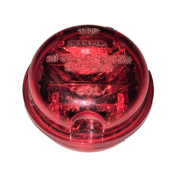 30 Series, High Profile, LED, Red Round, 8 Diode, Marker Clearance Light