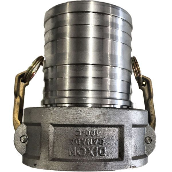 4" Dixon Cam & Groove Type C Coupler x Hose Shank