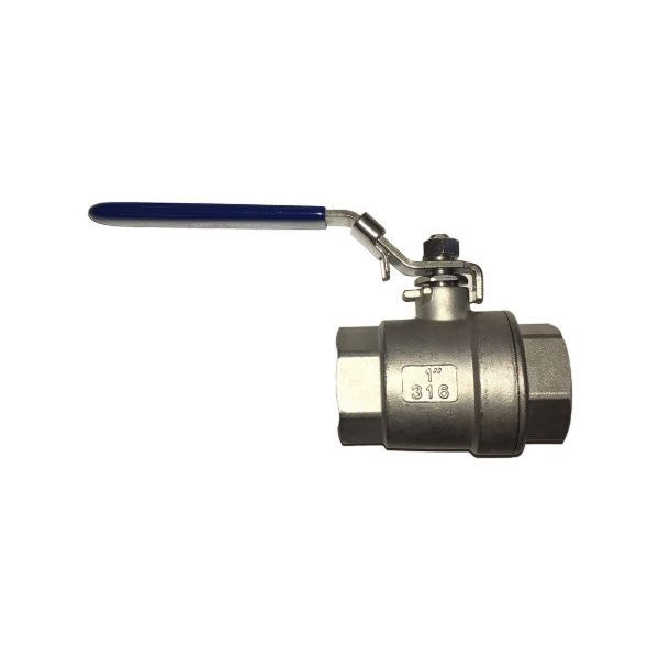 1" Stainless-Steel Full Port Ball Valve