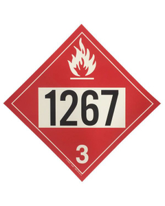 1267 Rigid Vinyl Placard