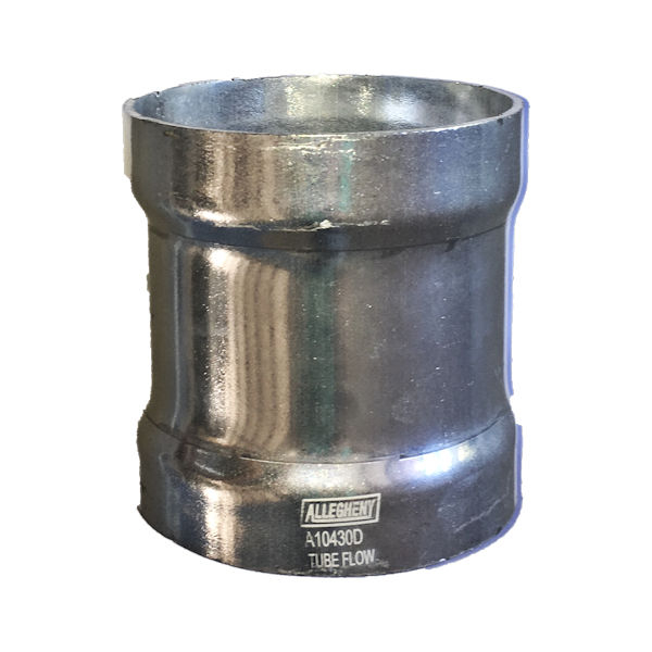 4" Aluminum Connector Belled Tube Flow Style