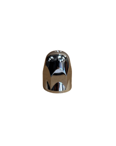2.39" Push On Nut Cover Plastic Chrome Hex