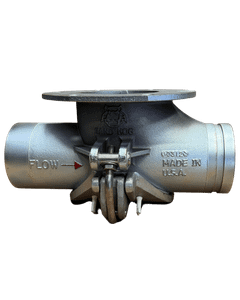 5" Ductile Sand Hog Bottom Drop Tee