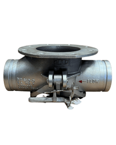 6" BTI Ductile Bottom Drop Tee, Groove X Groove