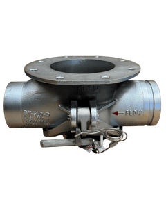 6" BTI Ductile Bottom Drop Tee