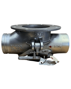6" BTI Ductile Bottom Drop Tee, Plain X Groove