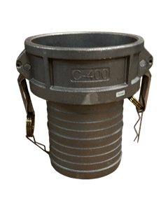 4" Aluminum Coupler X Hose Shank
