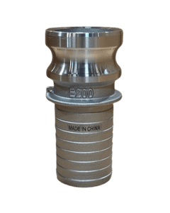 2" Aluminum Male Adapter x Hose Shank