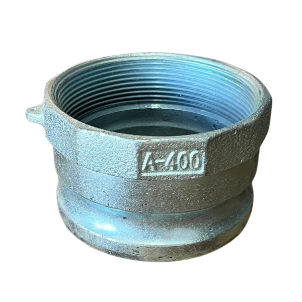 4" Female Thread X Male Adapter, Iron