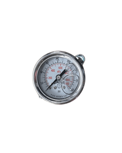 2" Stainless Steel UCLMP 0-160 PSI Gauge