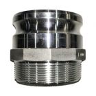 CAMLOCK FITTING- 2 IN. PART F, ALUMINUM