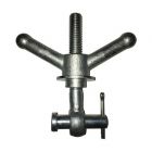 5/8" Wingnut Hold Down Assembly, Carbon Steel