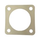 3" TTMA Square Flange Gasket, White Buna
