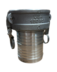 4" Aluminum Coupler X Hose Shank, Paddle