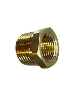 1/2" Male NPT X 3/8" Female NPT Brass Bushing (BP110-8-6)