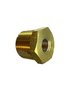 3/4" Male NPT X 1/4" Female NPT Brass Bushing