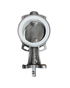 3" Butterfly Valve Stainless Disc/MAXX Temp White Rubber