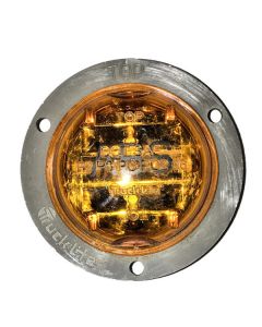 2 IN. YELLOW ABS LIGHT, FLANGE INCLUDED