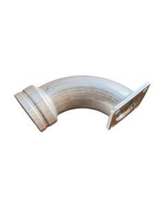 3" SQ, 90-Degree X 4" Pipe Assembly
