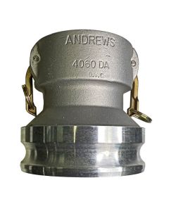 4" Coupler X 6" Adapter, Aluminum