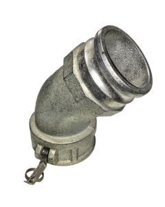 4" Adapter X Coupler, 45-Degree Ductile