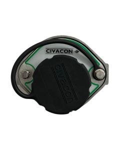 API Thermistor Pattern Socket, 4 J-Slots with 10 Pins (Green), with Ground Wire