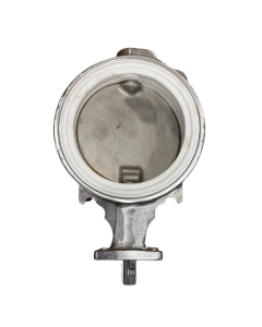 5" Butterfly Valve Stainless Disc/MAXX Temp White Rubber