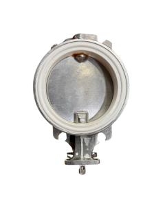 6" Butterfly Valve Allomaxx Disc/MAXX Temp White Rubber