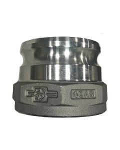 4" Aluminum Adapter X 4" Female Straight 