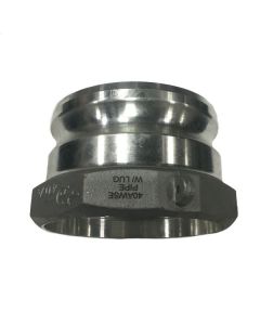 4" Aluminum Adapter X Socket Weld (Pipe) w/ Lug