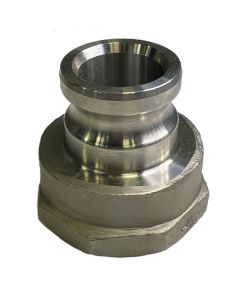 2" Adapter X 3" Female Pipe Thread, Stainless Steel