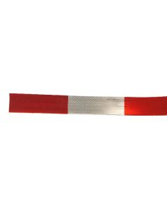 Conspicuity Tape, 6 in Red X 6 in White