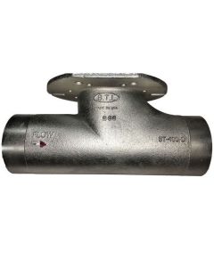 4" BTI Steel Sand Tee, Plain X Plain