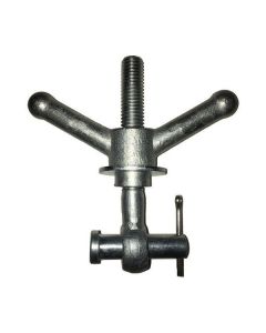 5/8" Wingnut Hold Down Assembly, Carbon Steel