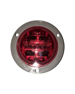 2 IN. RED LED MARKER LIGHT AND FLANGE