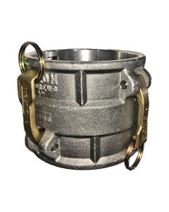 4" Dixon Coupler X Coupler, Aluminum